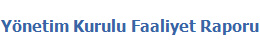 Ynetim Kurulu Faaliyet Raporu